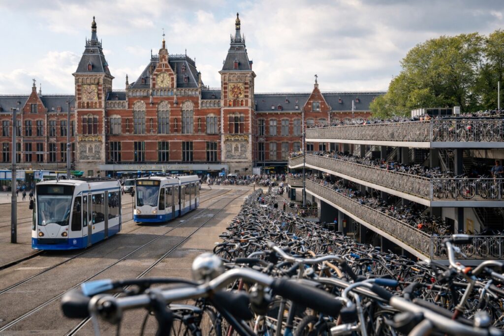 Amsterdam Bike Culture: Centraal Station Amsterdam