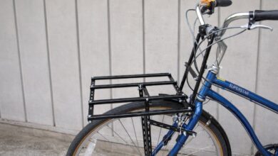 DIY Bike Rack From Shelf Supports (Ann's Porteur Build)