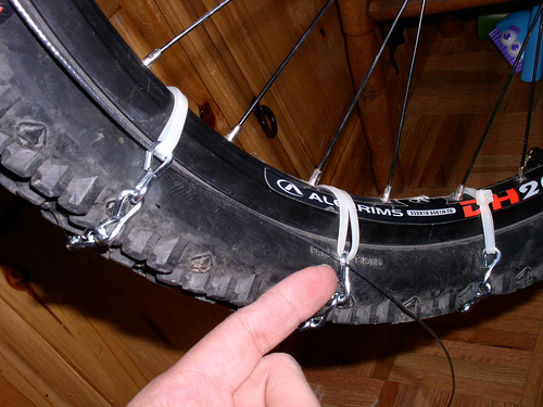 Ensure the cable is taut. I wrapped the cable around the wire cutter and pulled to get leverage.