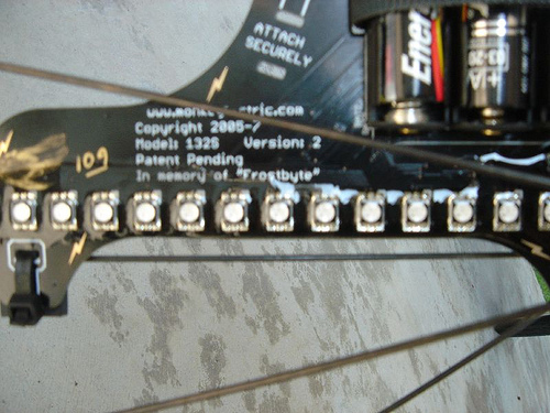 I installed the Monkeylectric LED on my DB Transporter-Xtracycle, I figured that the bike is an excellent candidate since I like to cruise with it in the dark.