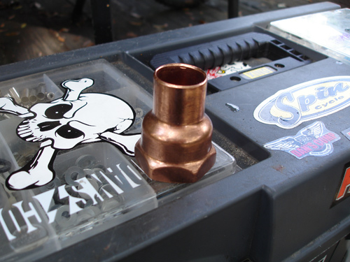 These taper down from about 2″ down to about 7/8″. Since they’re made of copper, they are way softer than the typical cups you might find in a vintage or modern headset — even lightweight aluminum cups.
