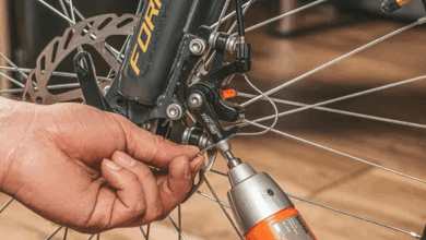 How to adjust Bike brakes with an electric drive.