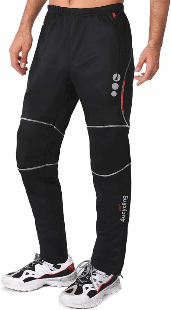 Best pants for bike commuting with articulated knees and reflective trim on 4ucycling mountain bike pants