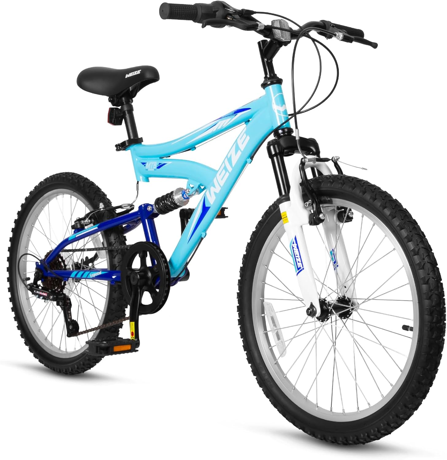 WEIZE kids mountain bike - best beginner mountain bikes for young riders