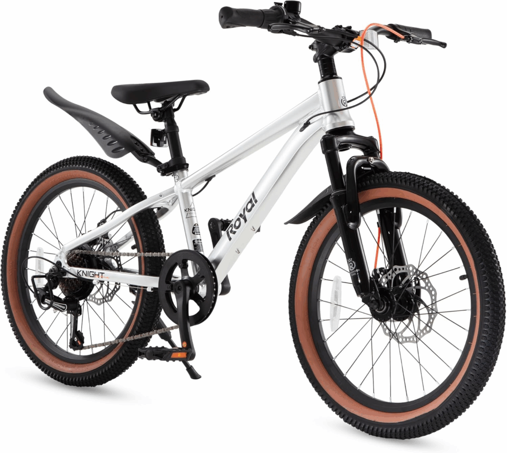 RoyalBaby X9 aluminum frame - best beginner mountain bikes with ultra-light construction for kids