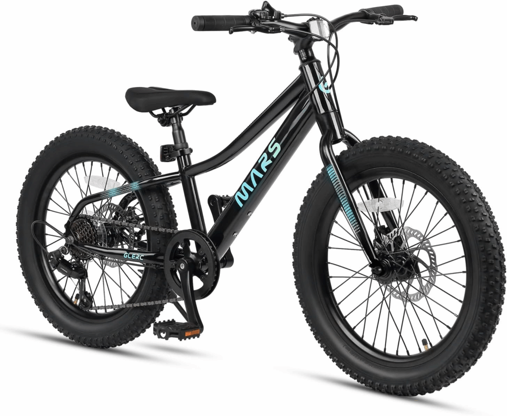 Glerc Mars fat tire bike - best beginner mountain bikes with 2.8-inch wide tires for all-terrain
