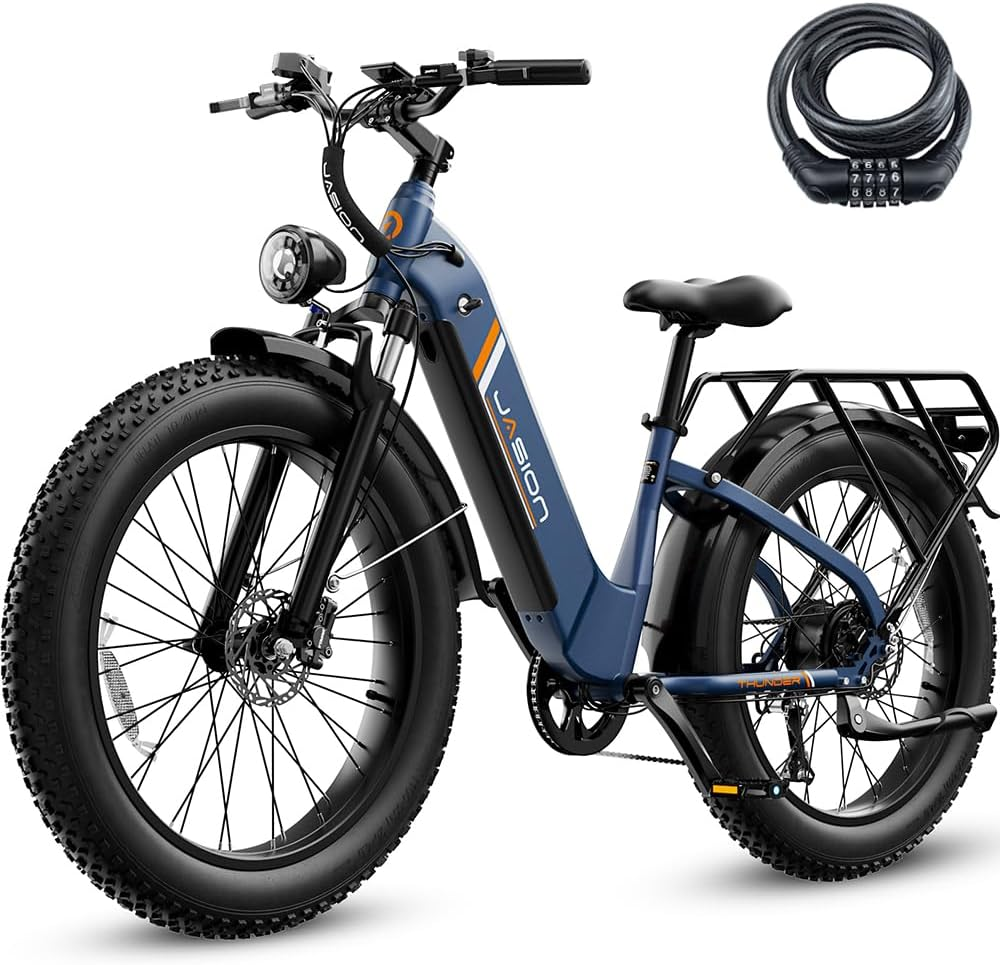 Jasion Thunder electric bike for heavy riders with fat tyres